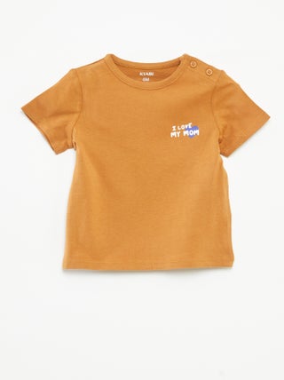 T-shirt a maniche corte 'festa della mamma'