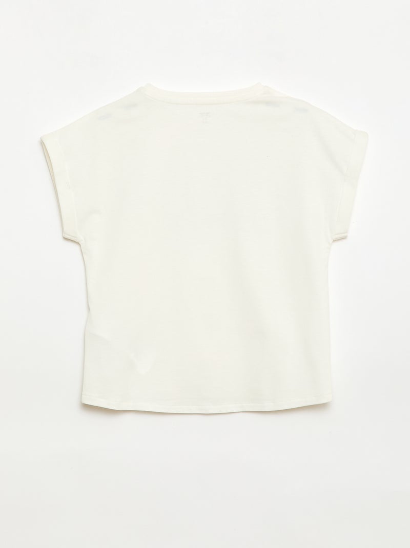 T-shirt a maniche corte "Gabby e la casa magica" "Universal" Bianco - Kiabi