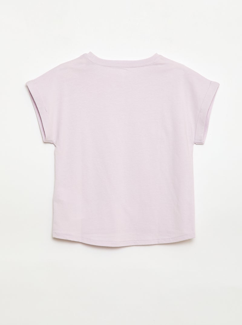 T-shirt a maniche corte "Gabby e la casa magica" "Universal" Viola - Kiabi