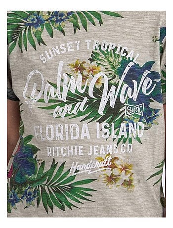 T-shirt a maniche corte girocollo puro cotone NABANE-J