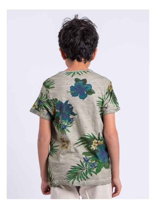 T-shirt a maniche corte girocollo puro cotone NABANE-J - Kiabi