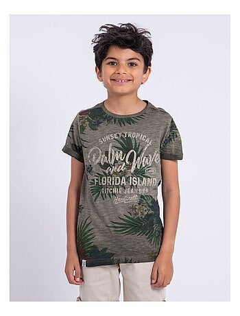 T-shirt a maniche corte girocollo puro cotone NABANE-J