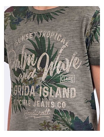T-shirt a maniche corte girocollo puro cotone NABANE-J
