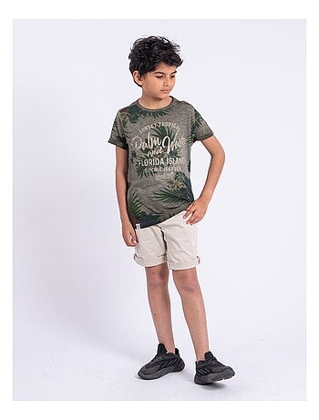 T-shirt a maniche corte girocollo puro cotone NABANE-J