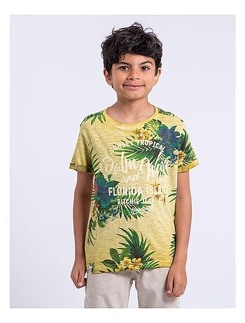 T-shirt a maniche corte girocollo puro cotone NABANE-J