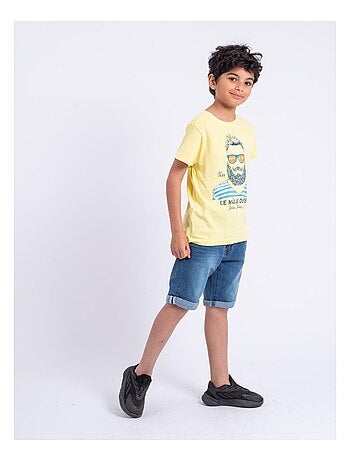 T-shirt a maniche corte girocollo puro cotone NABARZU-J
