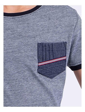 T-shirt a maniche corte girocollo puro cotone NABASTIL-J