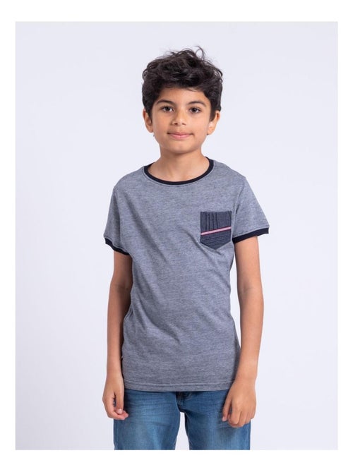 T-shirt a maniche corte girocollo puro cotone NABASTIL-J - Kiabi