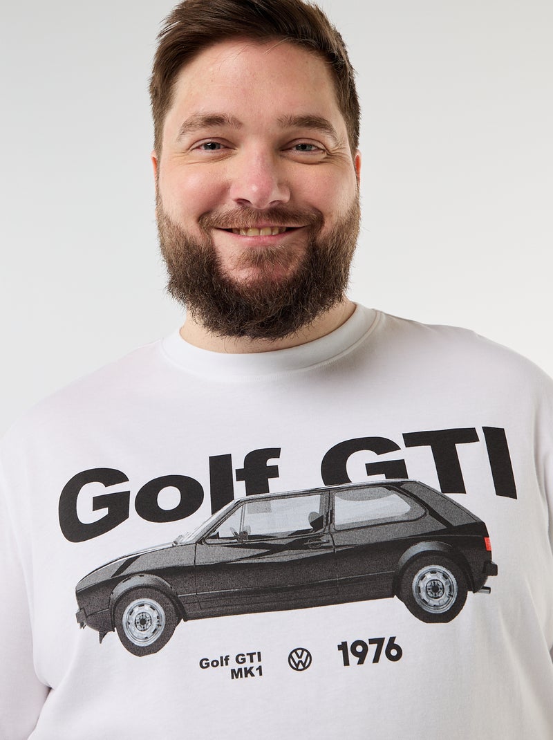 T-shirt a maniche corte 'Golf GTI' 'Volkswagen' Bianco - Kiabi