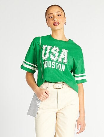 T-shirt a maniche corte 'Houston' - Kiabi