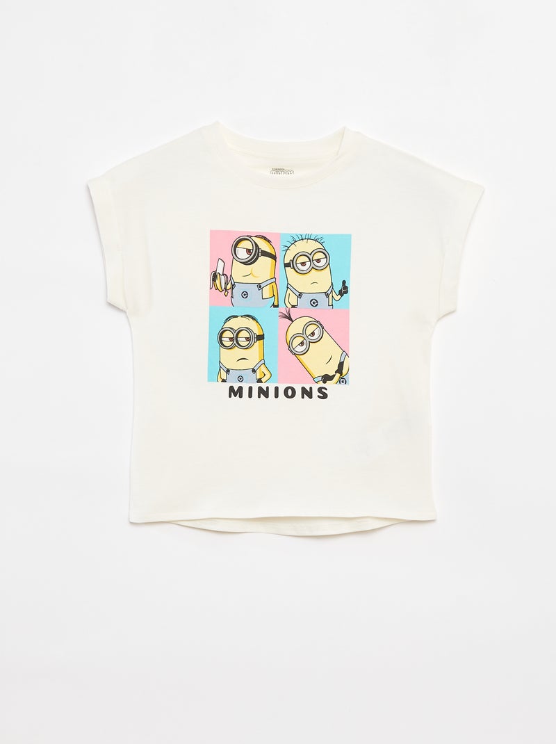 T-shirt a maniche corte 'I Minions' BIANCO - Kiabi