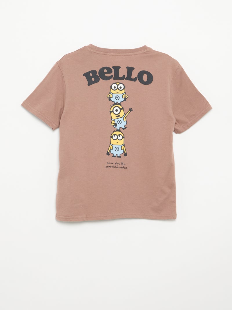 T-shirt a maniche corte "I Minions" Marrone - Kiabi