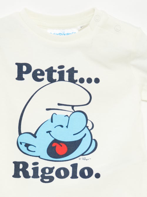 T-shirt a maniche corte 'I Puffi' - Kiabi
