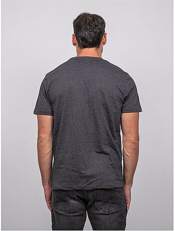 T-shirt a maniche corte in cotone con stampa auto da corsa jigator