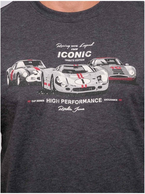 T-shirt a maniche corte in cotone con stampa auto da corsa jigator - Kiabi T-shirt a maniche corte in cotone con stampa auto da corsa jigator - Kiabi