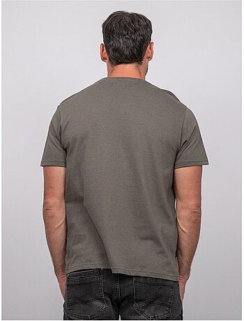 T-shirt a maniche corte in cotone con stampa moto jatoulo