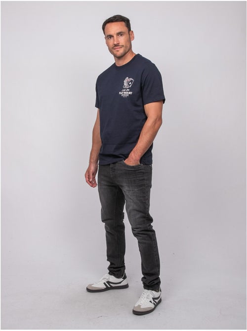 T-shirt a maniche corte in cotone con stampa poker joplayer - Kiabi T-shirt a maniche corte in cotone con stampa poker joplayer - Kiabi