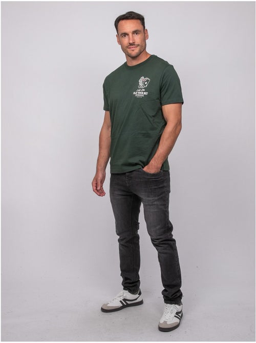 T-shirt a maniche corte in cotone con stampa poker joplayer - Kiabi T-shirt a maniche corte in cotone con stampa poker joplayer - Kiabi