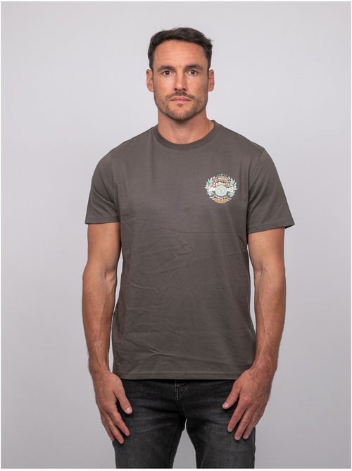 T-shirt a maniche corte in cotone con stampa sul retro jargus - Kiabi T-shirt a maniche corte in cotone con stampa sul retro jargus - Kiabi