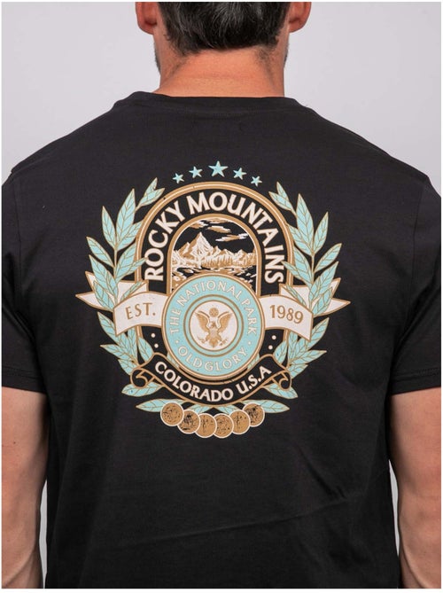 T-shirt a maniche corte in cotone con stampa sul retro jargus - Kiabi T-shirt a maniche corte in cotone con stampa sul retro jargus - Kiabi