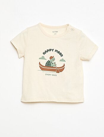 T-shirt a maniche corte in jersey di cotone