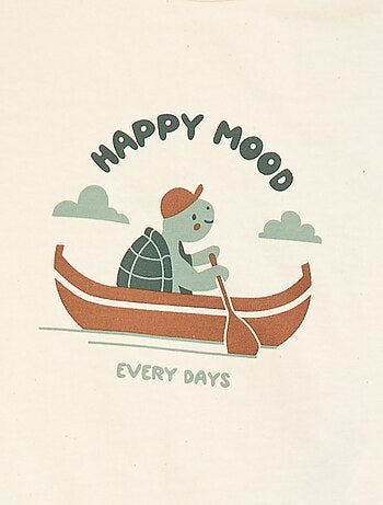 T-shirt a maniche corte in jersey di cotone