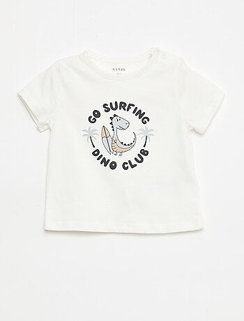 T-shirt a maniche corte in jersey di cotone