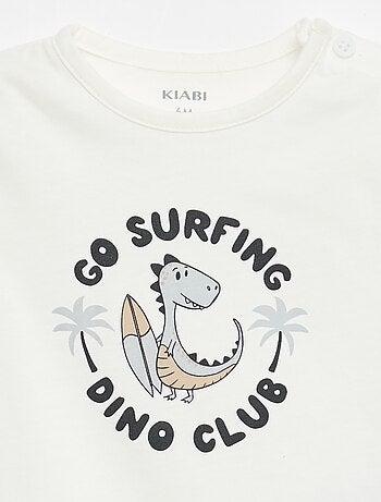 T-shirt a maniche corte in jersey di cotone