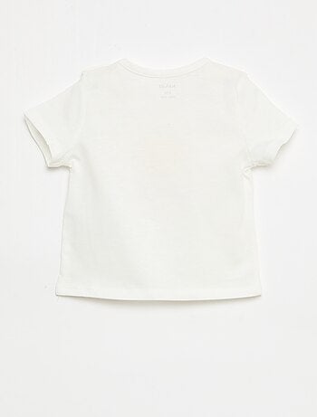 T-shirt a maniche corte in jersey di cotone