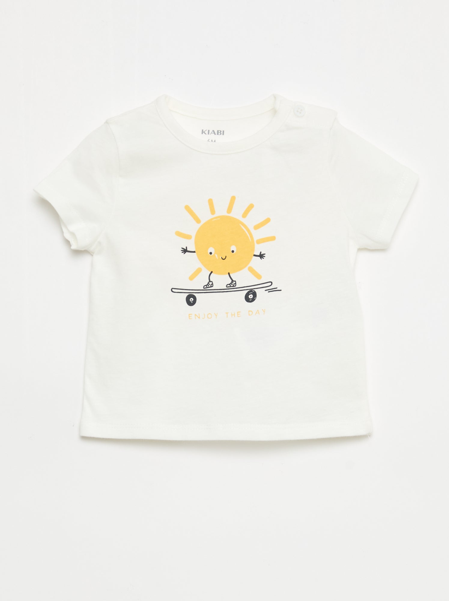 T-shirt a maniche corte in jersey di cotone