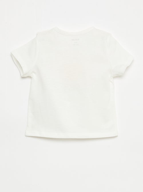 T-shirt a maniche corte in jersey di cotone - Kiabi