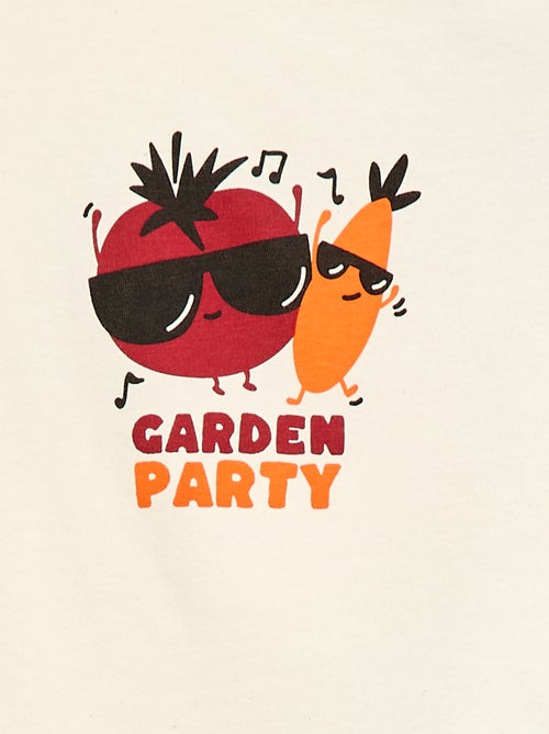 T-shirt a maniche corte in jersey di cotone - Kiabi