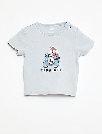 T-shirt a maniche corte in jersey di cotone