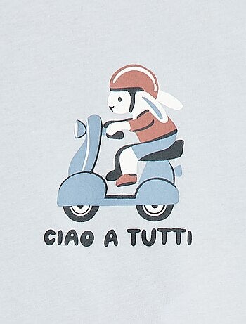 T-shirt a maniche corte in jersey di cotone