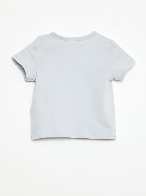 T-shirt a maniche corte in jersey di cotone - Kiabi