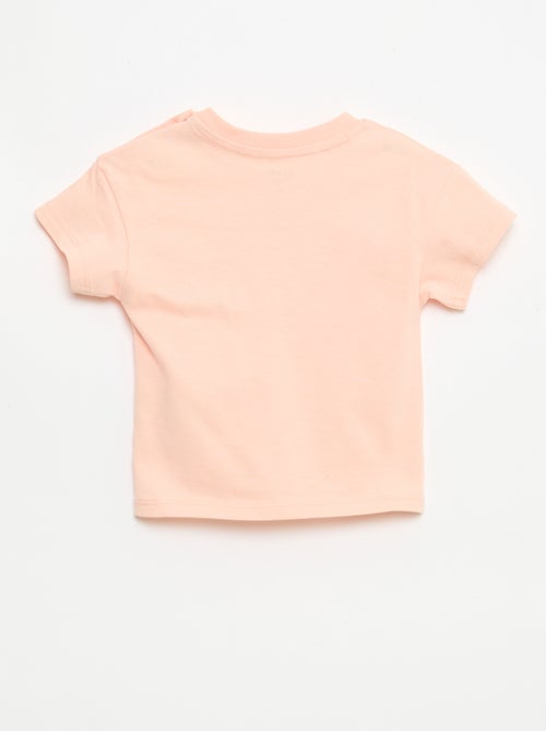 T-shirt a maniche corte in jersey di cotone con patch sul petto - Kiabi