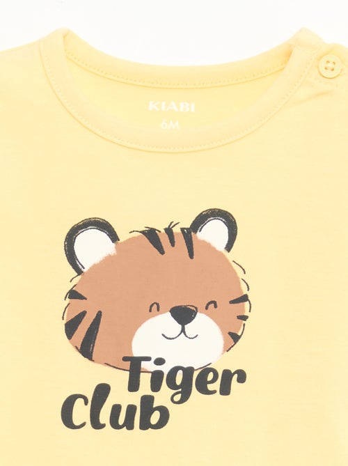 T-shirt a maniche corte in jersey di cotone - Kiabi