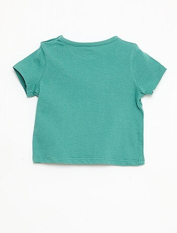 T-shirt a maniche corte in jersey di cotone