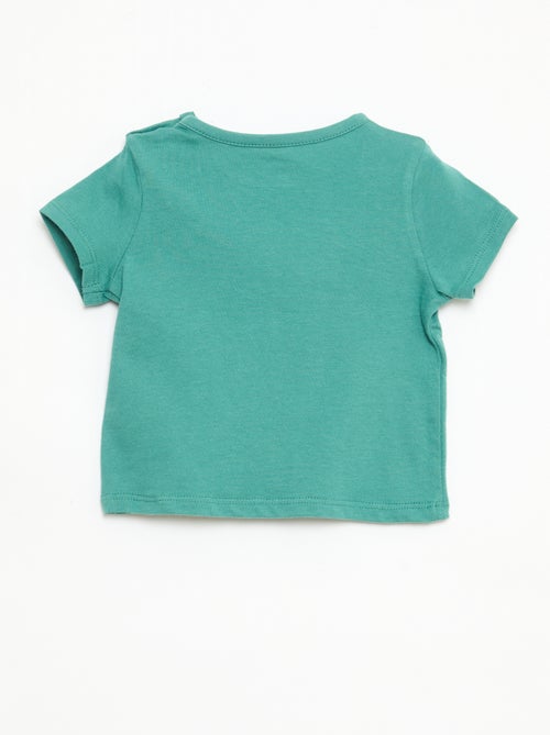 T-shirt a maniche corte in jersey di cotone - Kiabi