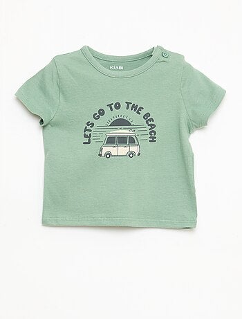 T-shirt a maniche corte in jersey di cotone