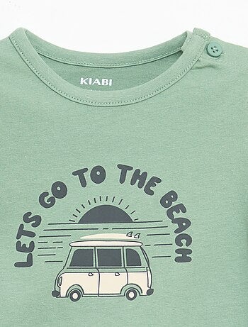 T-shirt a maniche corte in jersey di cotone