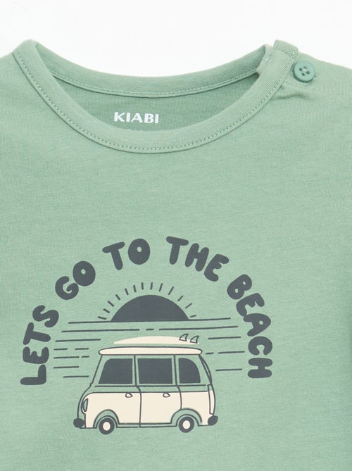 T-shirt a maniche corte in jersey di cotone - Kiabi