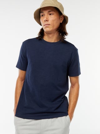 T-shirt a maniche corte in maglia fantasia