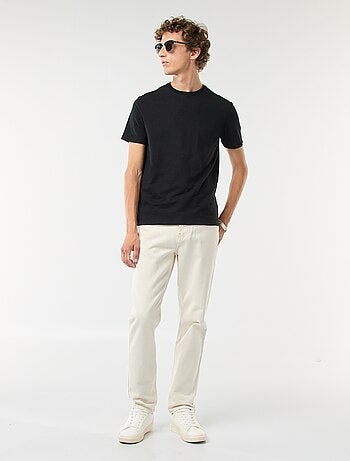 T-shirt a maniche corte in maglia fantasia