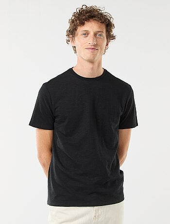 T-shirt a maniche corte in maglia fantasia