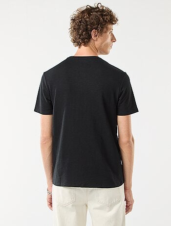 T-shirt a maniche corte in maglia fantasia