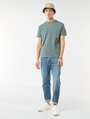 T-shirt a maniche corte in maglia fantasia