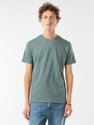 T-shirt a maniche corte in maglia fantasia