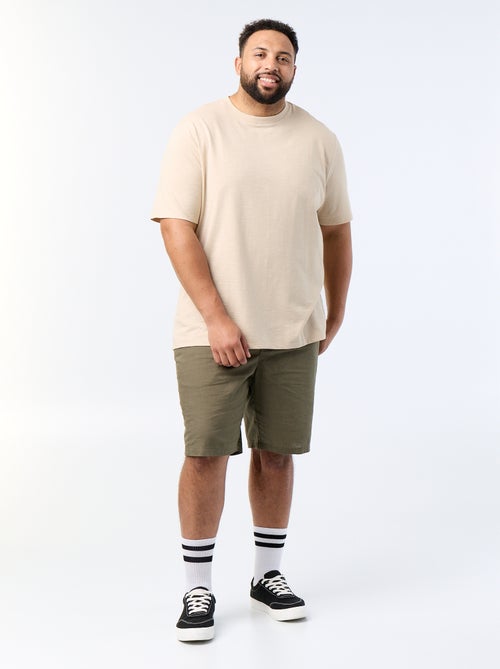 T-shirt a maniche corte in maglia jersey fantasia - Kiabi