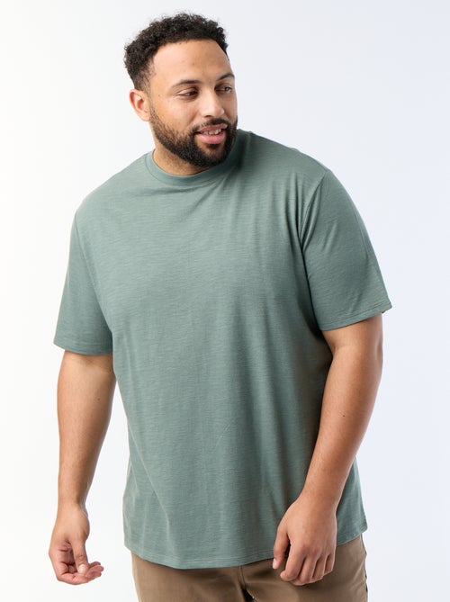 T-shirt a maniche corte in maglia jersey fantasia - Kiabi